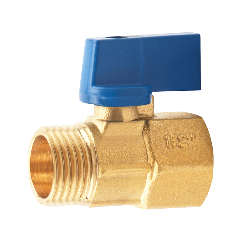 GH-1020 Brass Mini Mini Ball Calve Blue/Red Hande